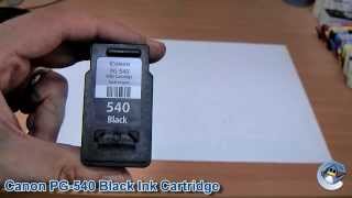 Inside Canon PG540 5525B005AA Black Ink Cartridge [upl. by Neron]