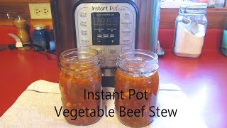 Instant Pot Vegetable Beef Stew [upl. by Anaoj]