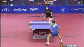 Timo Boll  Qatar Open 2009  quotRight Handedquot [upl. by Charis]