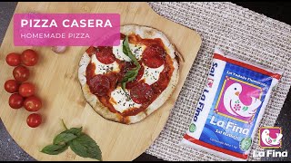 Receta de pizza casera [upl. by Brenner]