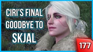 Witcher 3 ► Taking Ciri to Skjals Grave for her Final Goodbye Ciri Punches a Guy 177 [upl. by Ronda3]