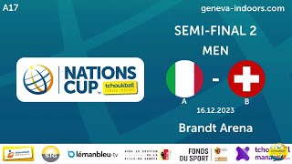 Italy A  Switzerland B – Semifinal men  Nations Cup Tchoukball 2023  DE [upl. by Ailyt]