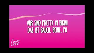 SHIRIN DAVID  BAUCH BEINE PO 2024 LYRICS [upl. by Lekcar621]