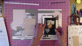 How To Make 8 12 x 11 Scrapbook Layouts  Week 9  Remember Collection [upl. by Rozelle]