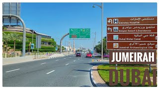 JUMEIRAH DUBAI ROAD DRIVE 🚗 🇦🇪 JUNE 2024 ‎roaddrive2020 [upl. by Shandeigh196]