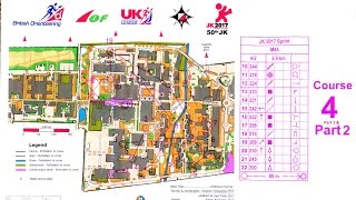 JK 2017 Sprint Orienteering Brunel University London 14 April 2017 [upl. by Selokcin221]