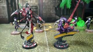 Army Showcase ELDAR and HARLEQUINS [upl. by Narrad]