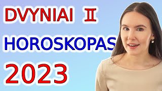 2023 HOROSKOPAS DVYNIAI astrologinė 2023 metų prognozė Dvyniams [upl. by Garbe]