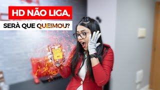 HD Queimado  Como Recuperar os Dados [upl. by Tfat]