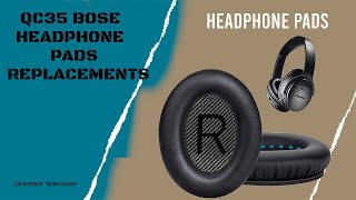 How to Replace Bose QC35 Ear Pads [upl. by Holds617]