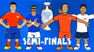 The Semi Finals of EURO 2024 Spain vs France Netherlands vs England SemiFinal Preview [upl. by Kram]