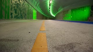 Verdens lengste sykkeltunnel 3 km [upl. by Rachaba]