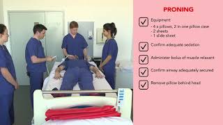 OUH AICU HCID Proning Procedure  video v4 checklist v13 [upl. by Honniball]