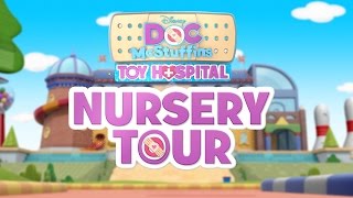 Nursery  Toy Hospital Tour  Doc McStuffins  Disney Junior [upl. by Yelnek]