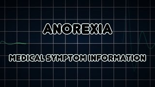 Anorexia Medical Symptom [upl. by Kursh]