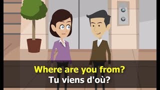 apprendre langlais conversation  leçon 1 [upl. by Drareg]