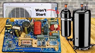 Mini Split AC Circuit Repair Not Able To Start Compressor [upl. by Sualokcin]