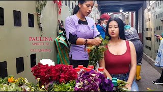 PAULINA  Old School Market Limpia Feria Libre Cuenca Spiritual Cleansing ASMR [upl. by Carmelle888]