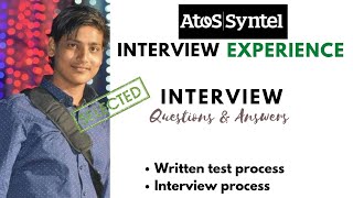 Atos syntel latest interview experience 2022  Atos syntel interview questionsampanswers  Atos syntel [upl. by Higgs]