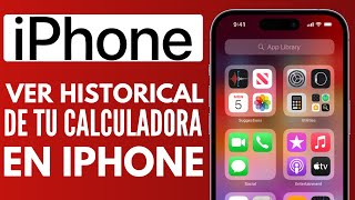 Cómo Ver El Historial De Tu Calculadora En iPhone  Nuevo 2024 [upl. by Anallij172]