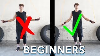 HOW TO JUMP ROPE FOR BEGINNERS [upl. by Sirahc778]