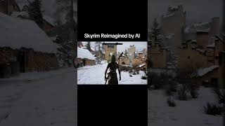 Skyrim Reimagined By Ai game gaming skyrim ai aigaming skyrimmods reimagining future real [upl. by Pearce97]