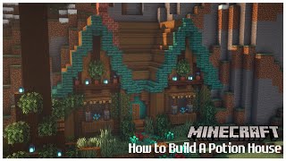 Minecraft  How To Build A Potion Brewing House Easy Build Tutorial [upl. by Mansur]