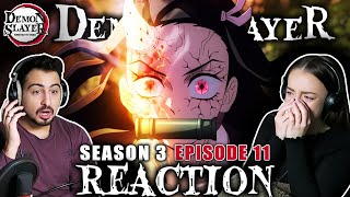 SO MANY TEARS 😭 Demon Slayer Season 3 Episode 11 REACTION  3x11 quotA Connected Bondquot [upl. by Teriann]