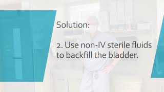 Cystoscopy and the IV Fluid Shortage Fluid Conservation During Bladder Distention [upl. by Ainitsirc]