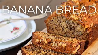 How to make moist Banana Bread  Without mixer [upl. by Ayna]