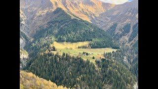 Luftseilbahn Pardi  Signina Bergfahrt Riein [upl. by Nnylak]