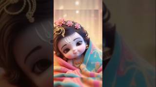 Cute Krishna ji nazar na lage  Adharam madhuram krishna love krishnadk [upl. by Costello]