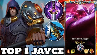 Wild Rift Jayce  Top 1 Jayce Gameplay Rank Challenger [upl. by Richma]