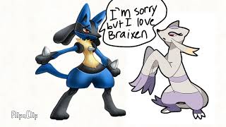 Lucario x Braixen animation prt 3 [upl. by Synned239]