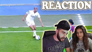 Zinedine Zidane the most ELEGANT player ever  Reaction [upl. by Siraved]