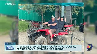 Esporte  Atleta de 93 anos e as promessas do surfe em Portugal [upl. by Suirtimid]