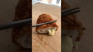 👩🏼‍🍳Recette  🍗Cordonbleu🧀 food recipe asmr satisfying cheese chicken eat recette fry [upl. by Pearce563]