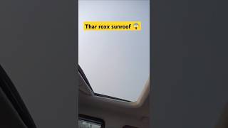 74k thar roxx sunroof 😱 😈 trending viralshort trendingshorts viralreels automobile music [upl. by Kippy]