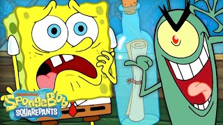 60 MINUTES of Plankton ALMOST Stealing The Krabby Patty Formula 🍔  SpongeBob [upl. by Anasus]