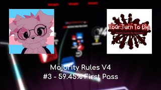 Beat Saber  Awzzie  Majority Rules V4 Ex 3 5945  First Pass [upl. by Namzed]