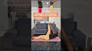 Shrink Your Waistline Easy Abs Workout for Beginnersget smaller waist with this abs workout [upl. by Llertnor283]