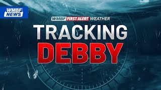 WMBF News First Alert Weather team tracks Debby [upl. by Khan]