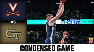 Virginia vs Georgia Tech Condensed Game  202324 ACC Men’s Basketball [upl. by Loftus]