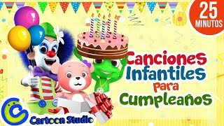 Canciones de cumpleaños  Feliz cumpleaños  Vídeos de cumpleaños  Felicitaciones de cumpleaños [upl. by Alamaj515]