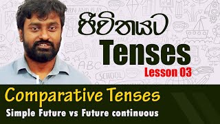 Comparative Tenses  Lesson 03  Simple Future vs Future Continuous  Gishan Mallikarachchi [upl. by Allemahs713]