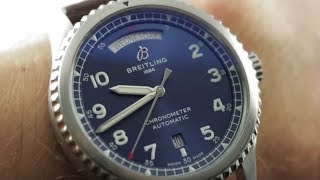 Breitling Aviator 8 DayDate A45330101C1X2 Breitling Navitimer Review [upl. by Ecnarepmet995]