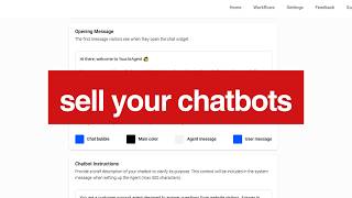 How to sell CHATBOTS as an AI AGENCY easy method [upl. by Pauli]