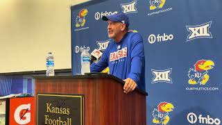 Lance Leipold on the continued progress through fall camp [upl. by Dadirac]