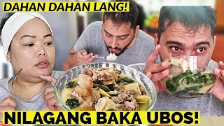 NILAGANG BAKA ALA TINOLA UBOS NI MISTER SOBRANG BUSOG [upl. by Ytirev651]