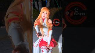 Yuuki Asuna So Cute 😍 Sword Art Online Cosplay shorts [upl. by Meave]